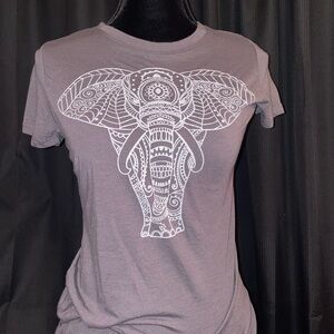 L.O.L. Vintage Gray Elephant Graphic Tee